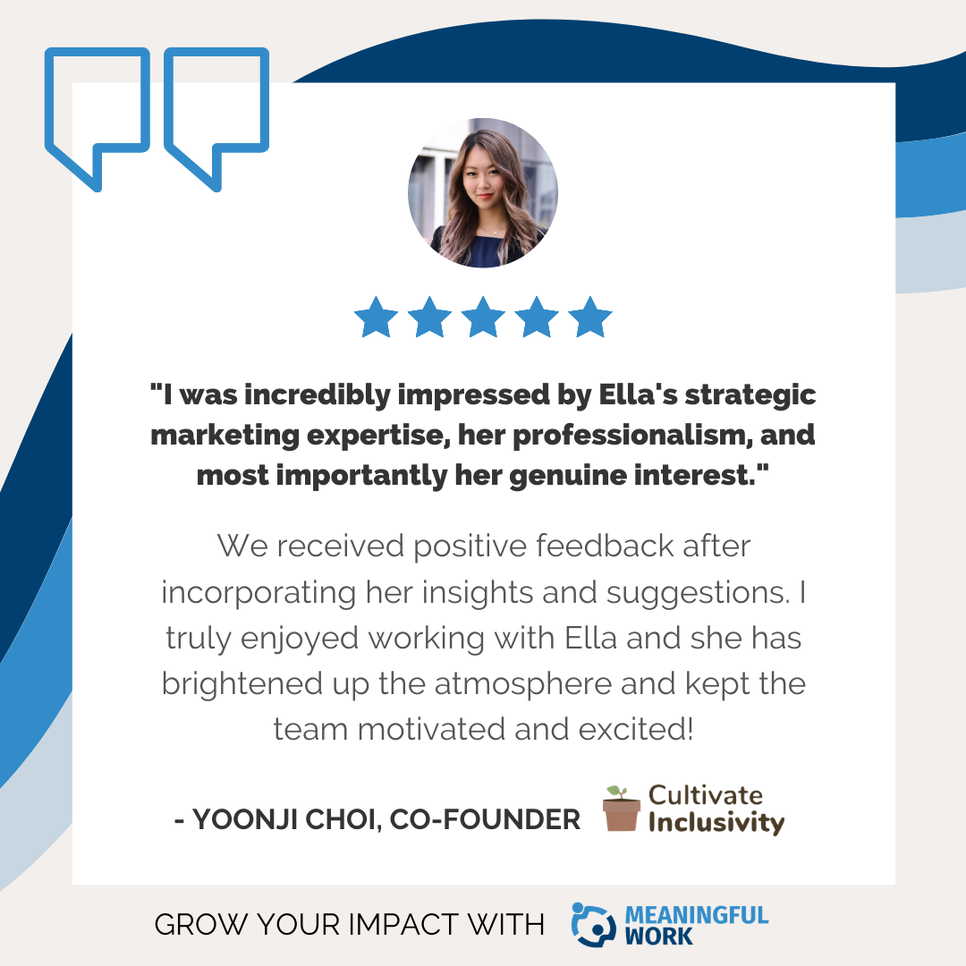 MeaningfulWork Testimonial from Ella Yoonji